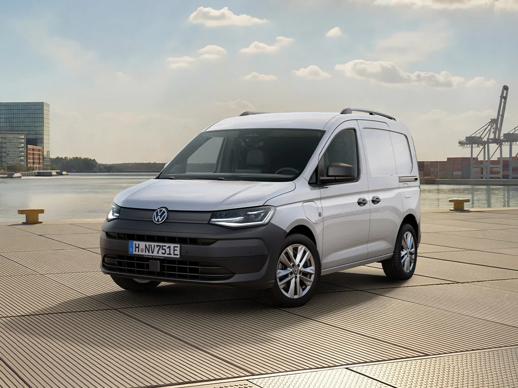 Caddy Cargo 1024x768 weißes Fahrzeug